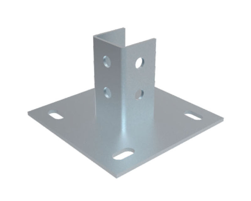 單面槽鋼四孔底座